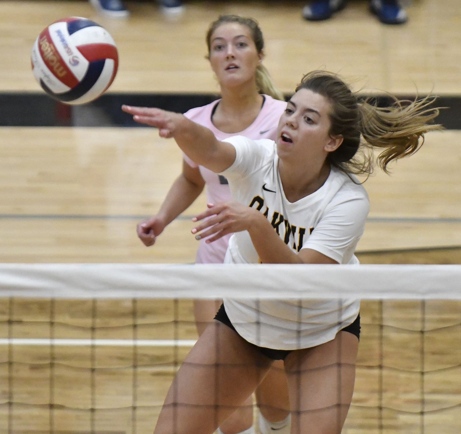 Oakville versus Visitation at Gateway Match Up Volleyball Tournament
